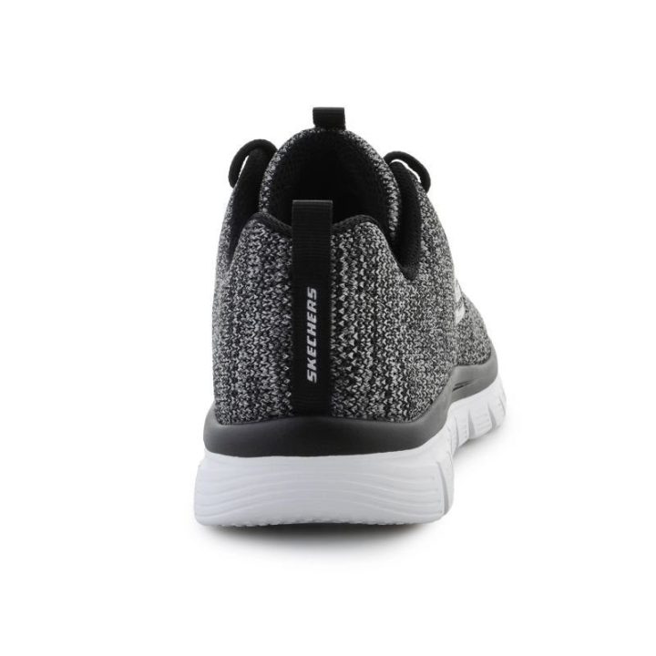Vyriški sportbačiai Skechers Graceful Twisted Fortune, juodi ir balti
