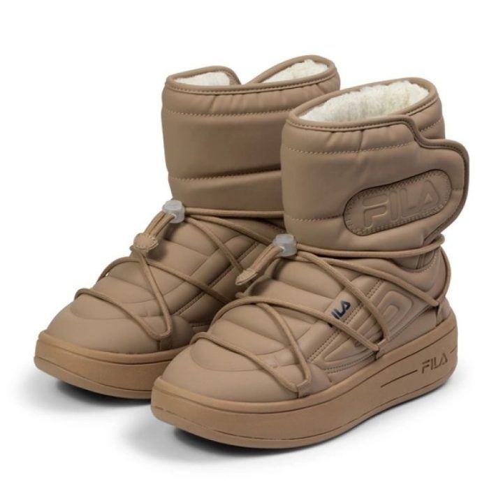 Moteriški pašiltinti aulinukai Fila Superbubble Boot, smėlio