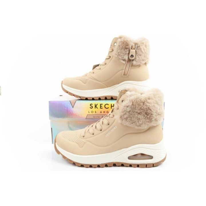 Moteriški laisvalaikio batai Skechers Uno Rugged Fall Air, rudi