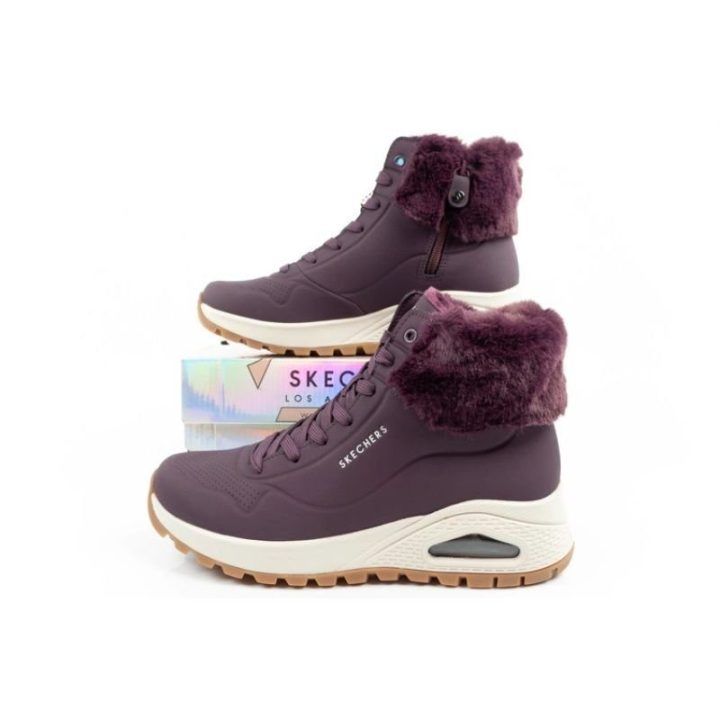 Moteriški laisvalaikio batai Skechers Uno Rugged Fall Air, violetiniai