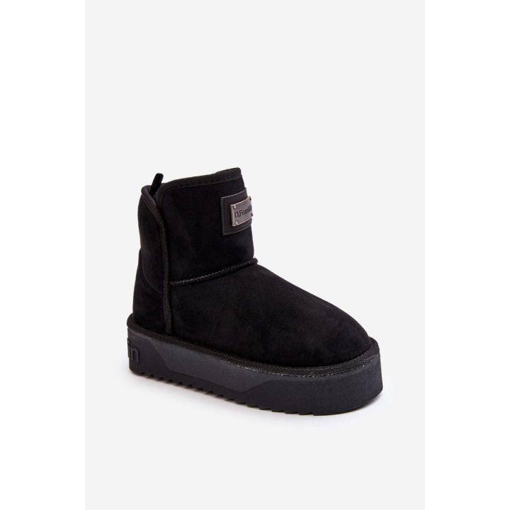 neperšlampami sniego batai ant platformos DFranklin DFSH371004 Black