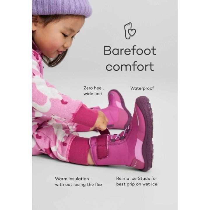 Vaikiški žieminiai batai barefoot tipo Reima ReimaTec Talvella Kids