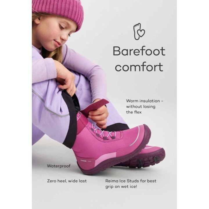 Vaikiški žieminiai batai barefoot tipo Reima ReimaTec Talvella Junior