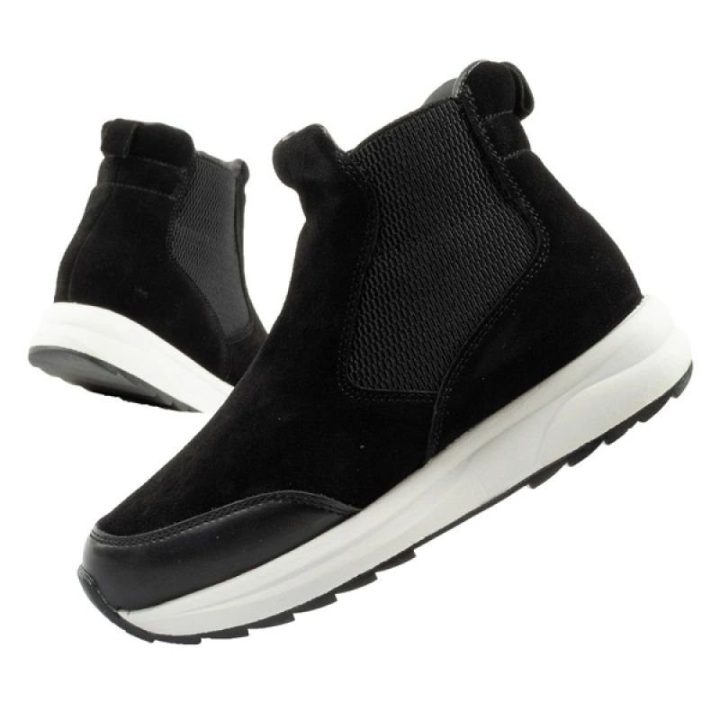 Moteriški odiniai aulinukai Scholl Beverly Bootie, juodi