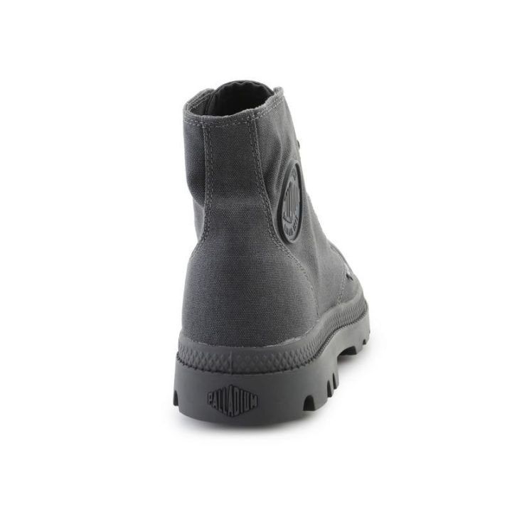 Medvilniniai sportbačiai Palladium Mono Chrome, pilki