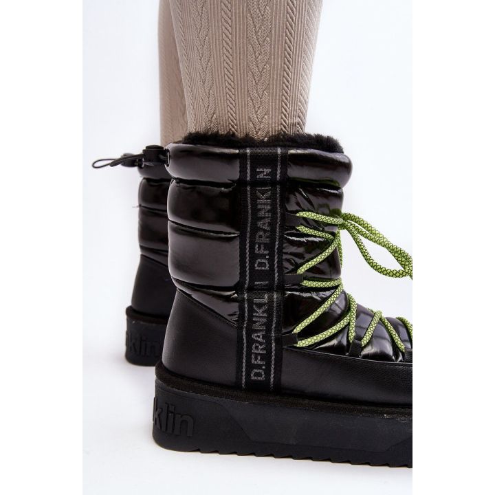sniego batai ant storo pado DFranklin DFSH371007 Black