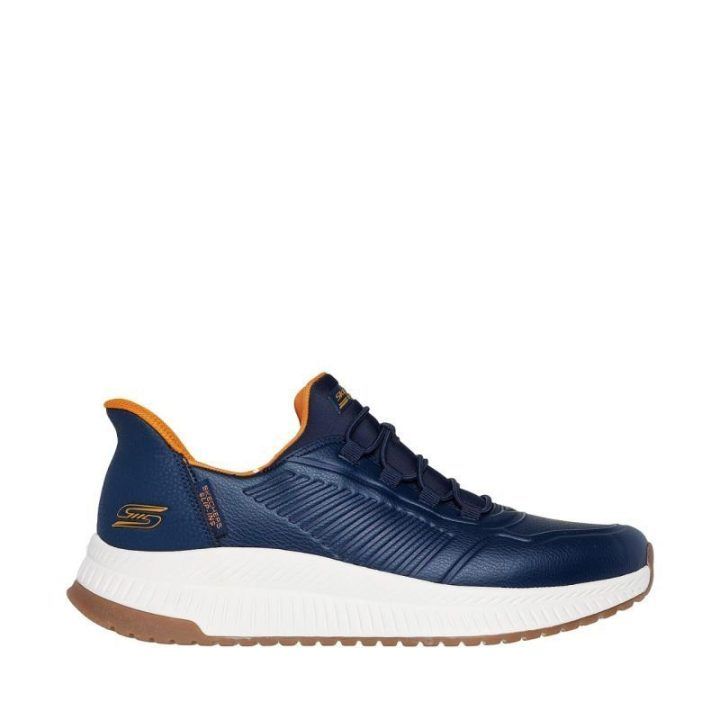 Vyriški įspiriami sportbačiai Skechers Bobs Squad 4, tamsiai mėlyni