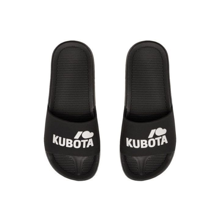Moteriškos šlepetės baseinui su 2 cm padu Kubota Basic, juodos