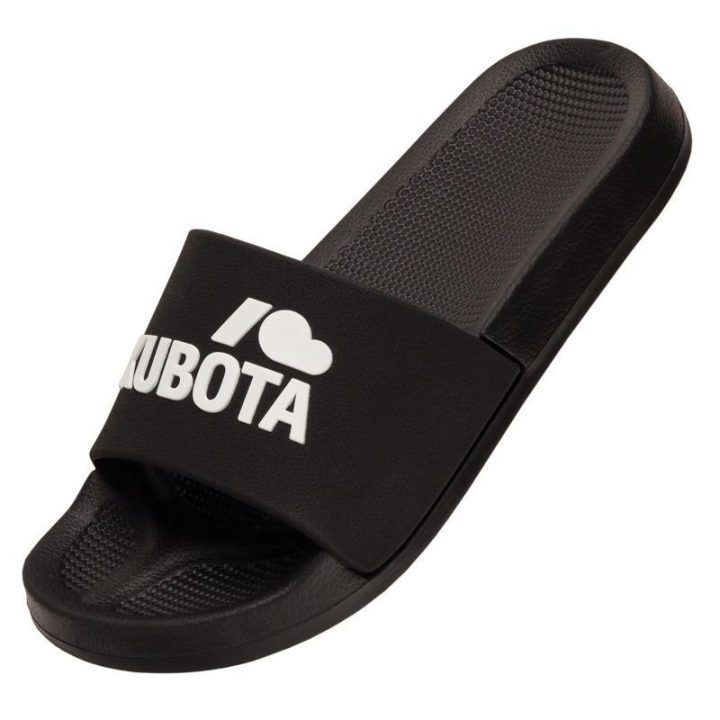 Moteriškos šlepetės baseinui su 2 cm padu Kubota Basic, juodos