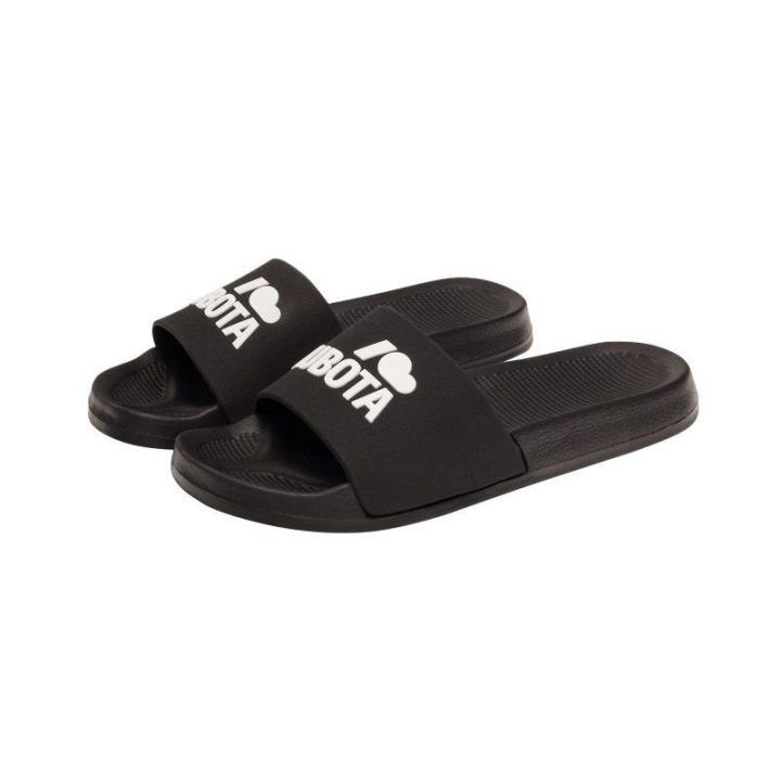 Moteriškos šlepetės baseinui su 2 cm padu Kubota Basic, juodos