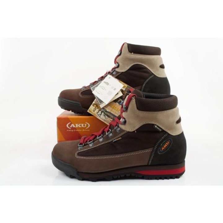 Vyriški odiniai žygio batai Aku Slope GORE-TEX, rudi