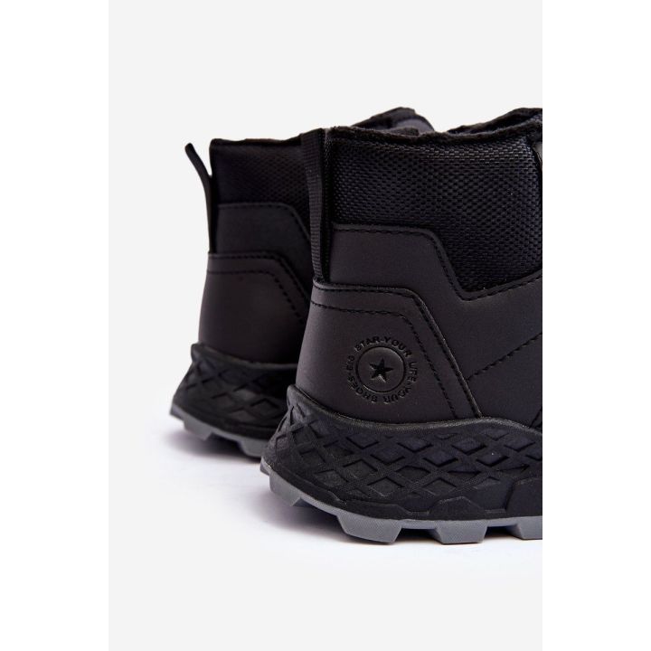 Vaikiški šilti trekingo batai Black Big Star MM374203