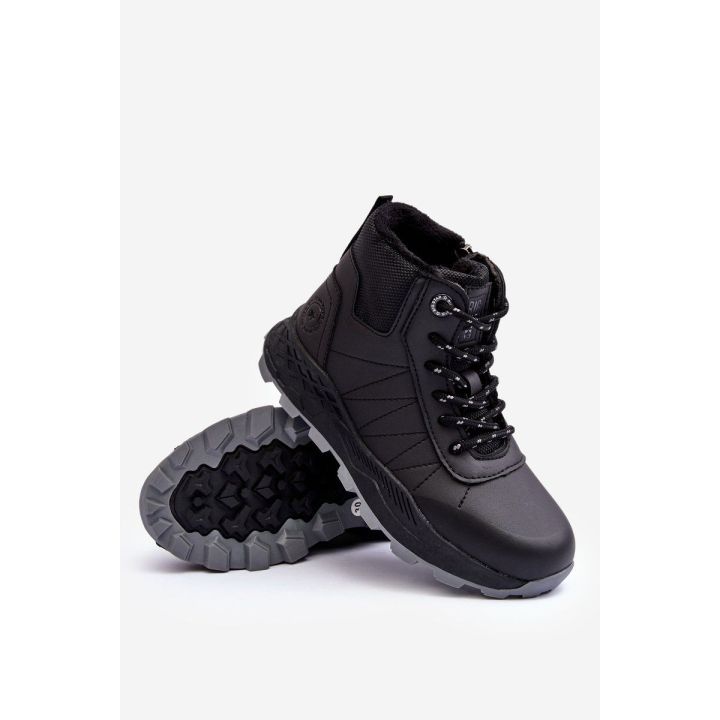 Vaikiški šilti trekingo batai Black Big Star MM374203