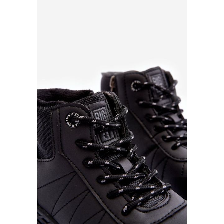 Vaikiški šilti trekingo batai Black Big Star MM374203
