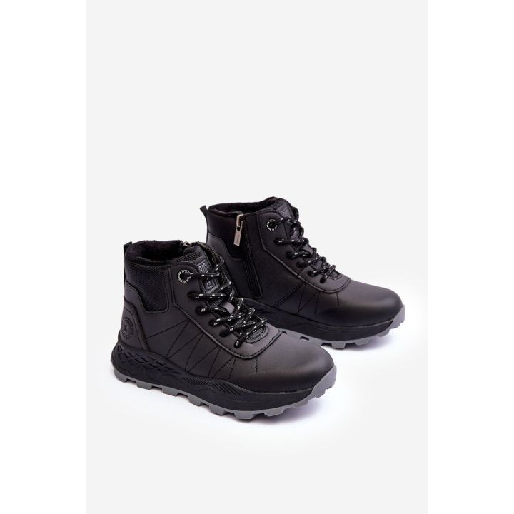 Vaikiški šilti trekingo batai Black Big Star MM374203