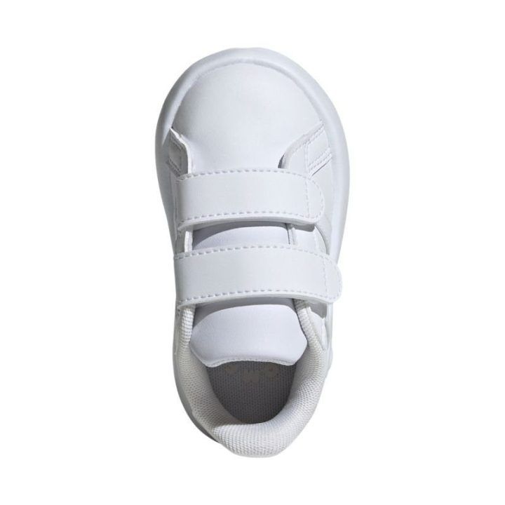 Vaikiški sportbačiai su lipukais adidas Grand Court 2.0, balti