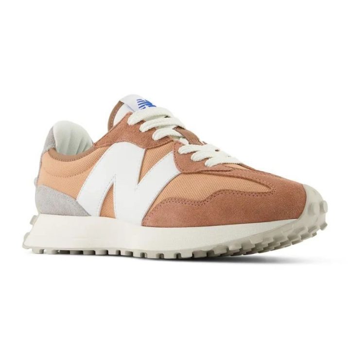 Moteriški ir vyriški sportbačiai New Balance 327, oranžiniai