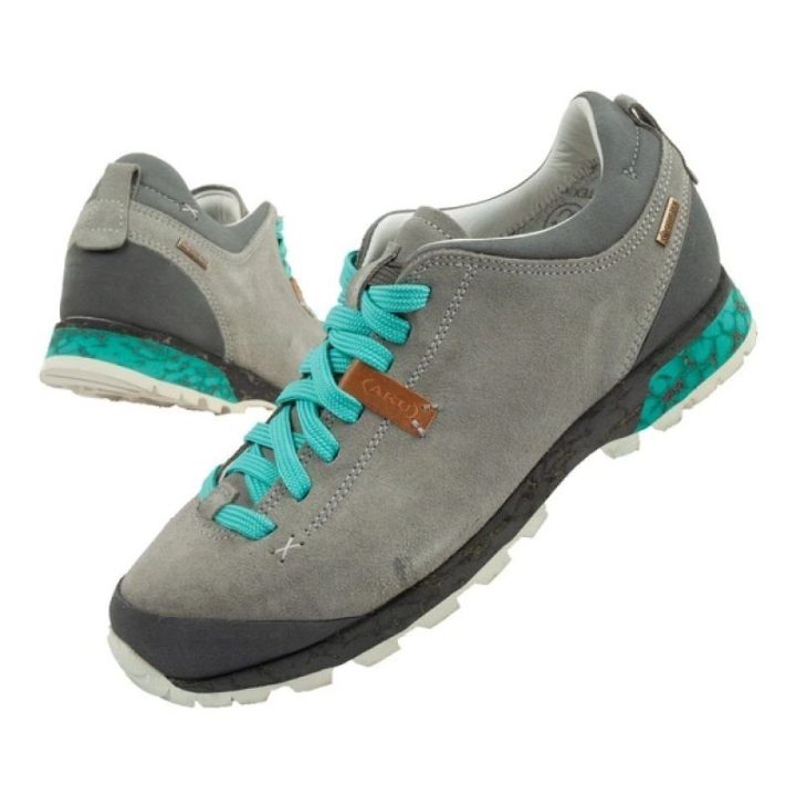 Moteriški žygio batai AKU Bellamont 3 Suede GORE-TEX, pilki