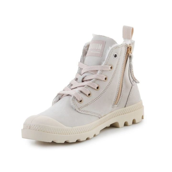 Moteriški auliniai batai Palladium Pampa Hi Zip WL, smėlio