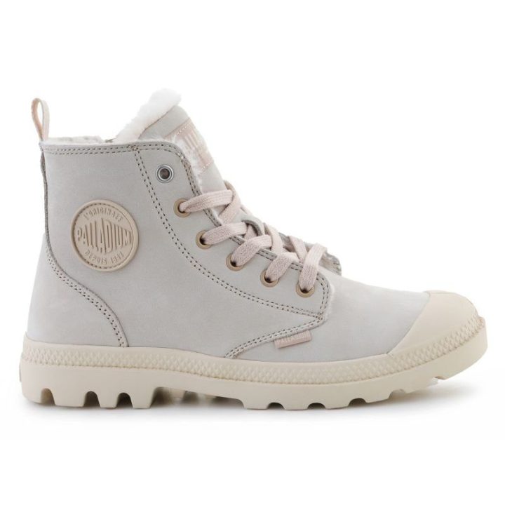 Moteriški auliniai batai Palladium Pampa Hi Zip WL, smėlio