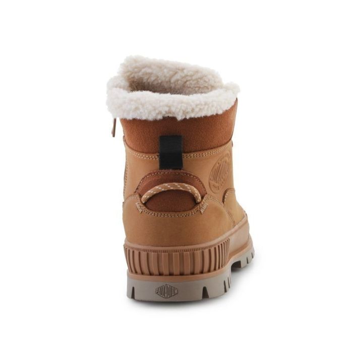Pašiltinti auliniai batai Palladium Pallashock Warm WP, rudi