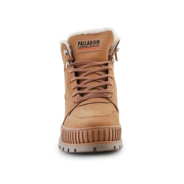 Pašiltinti auliniai batai Palladium Pallashock Warm WP, rudi