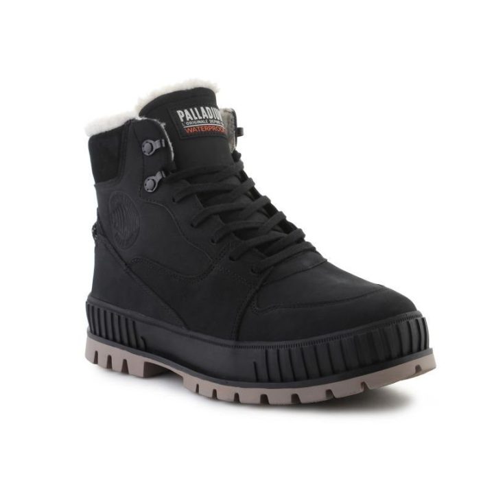 Pašiltinti auliniai batai Palladium Pallashock Warm WP, juodi