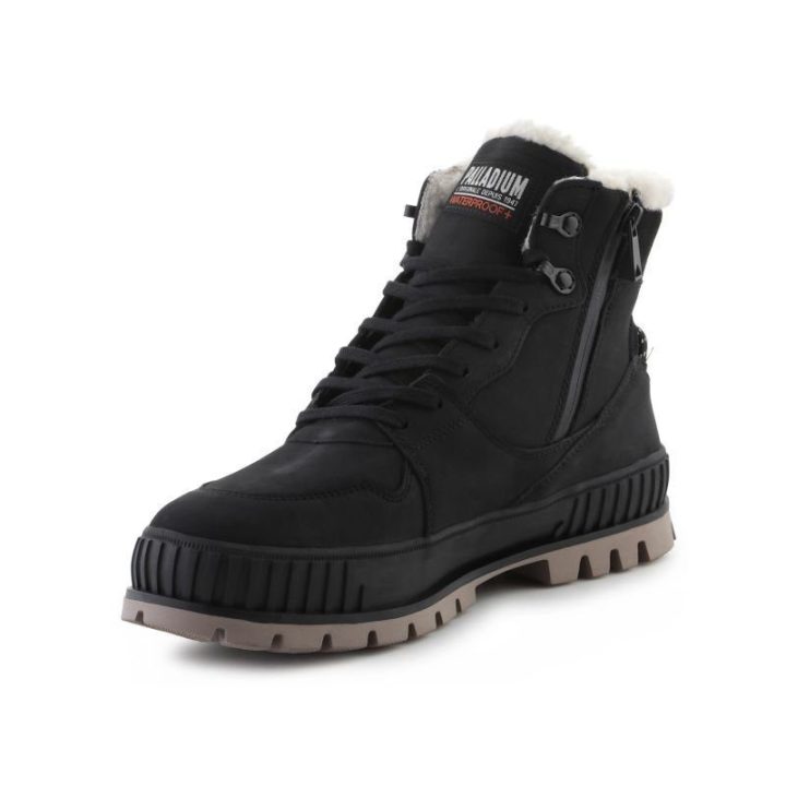 Pašiltinti auliniai batai Palladium Pallashock Warm WP, juodi
