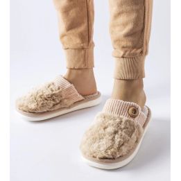 Lakeland smėlio spalvos šilti šlepetės