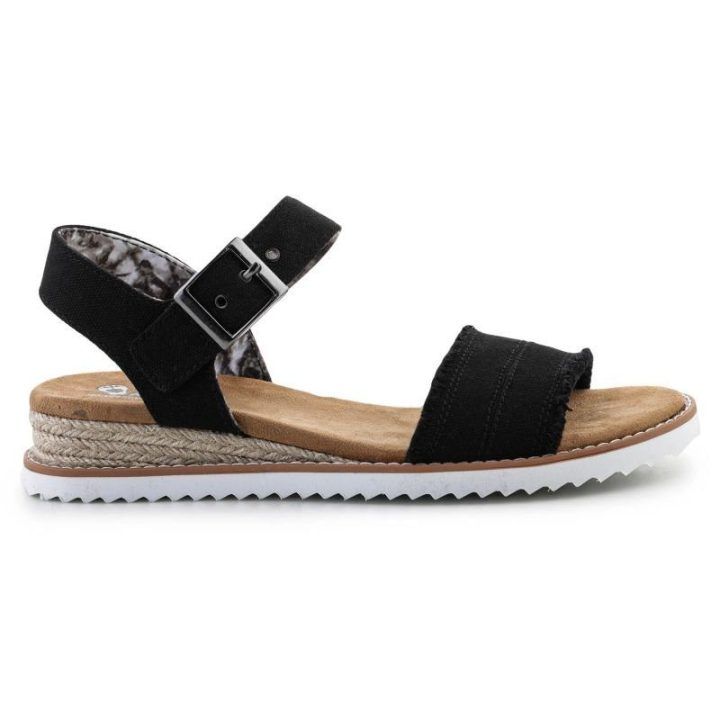 Moteriškos basutės su Memory Foam vidpadžiu Skechers BOBS, juodos