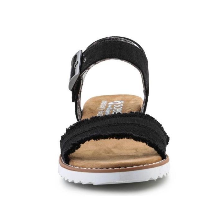 Moteriškos basutės su Memory Foam vidpadžiu Skechers BOBS, juodos