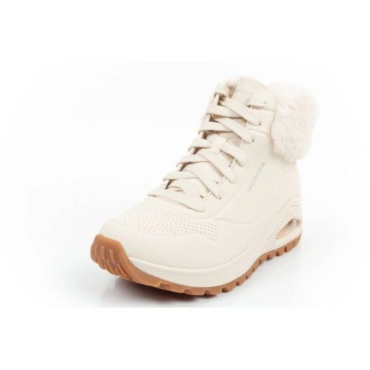 Moteriški laisvalaikio batai Skechers Uno Rugged su užtrauktuku, smėlio