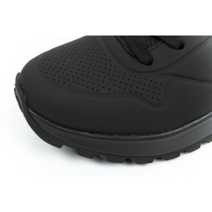 Moteriški sportbačiai su užtrauktuku Skechers Uno Rugged, juodi