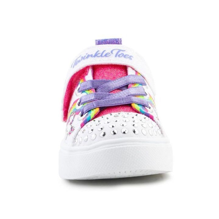 Sportbačiai mergaitėms su švieselėmis Skechers, įvairiaspalviai