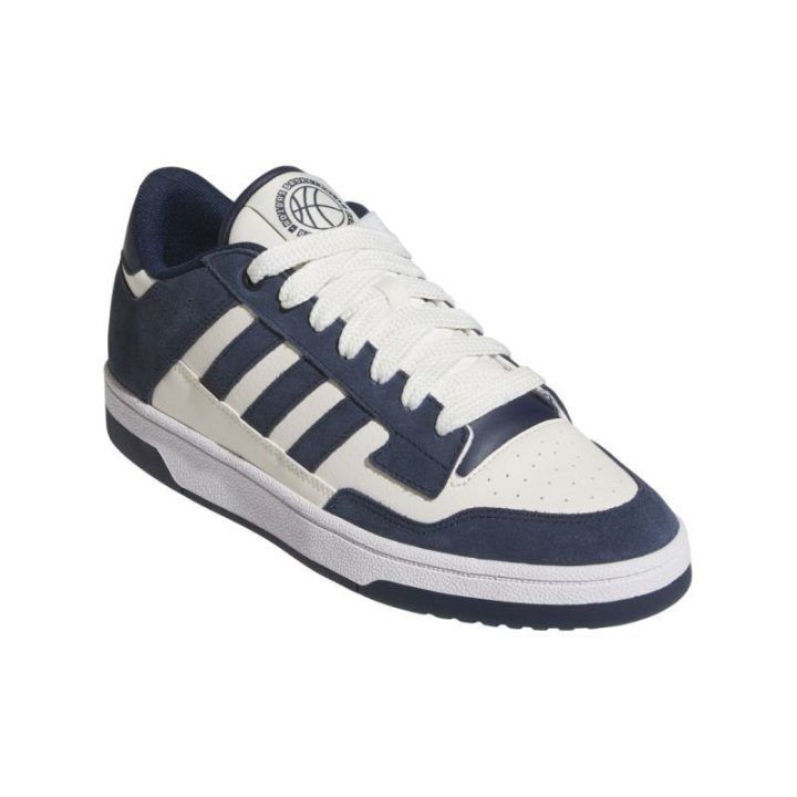 Vyriški sportbačiai adidas Rapid Court Low, tamsiai mėlyni ir balti