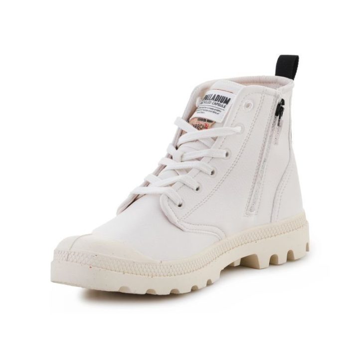 Moteriški aukšti sportbačiai Palladium Pampa Hi Re Vegan Lth, balti