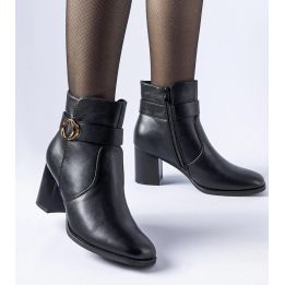 juodi šilti stiletto batai