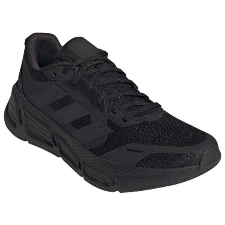 Vyriški žemo profilio bėgimo bateliai adidas Questar 2, juodi