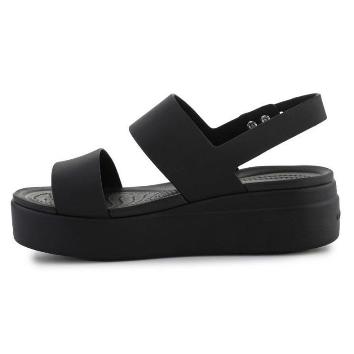 Moteriškos basutės Crocs Brooklyn Low Wedge, juodos