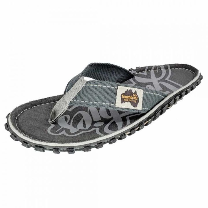 Uniseks šlepetės per pirštą Gumbies Islander, su medvilniniu dirželiu