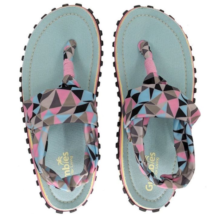 Moteriškos šlepetės per pirštą su elastine juostele Gumbies Slingback
