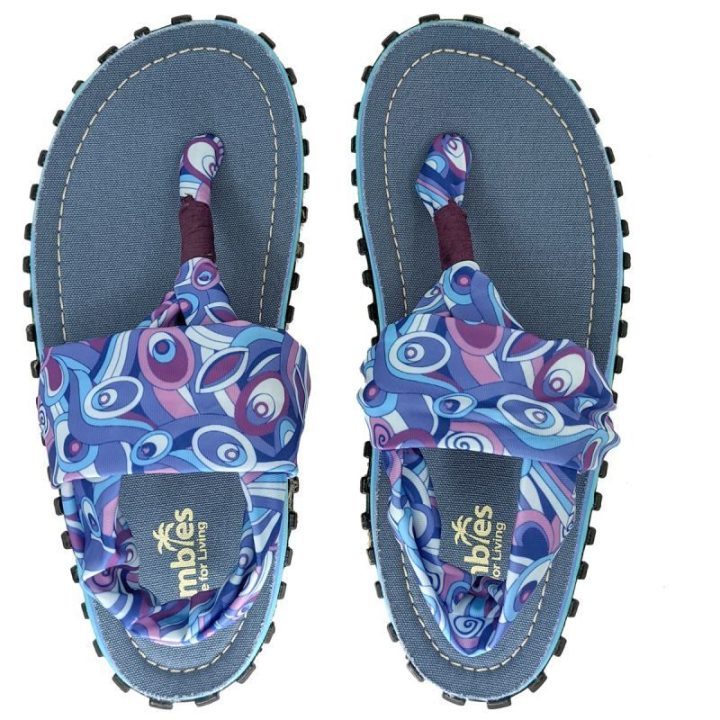 Moteriškos šlepetės su guminiu protektoriumi Gumbies Slingback