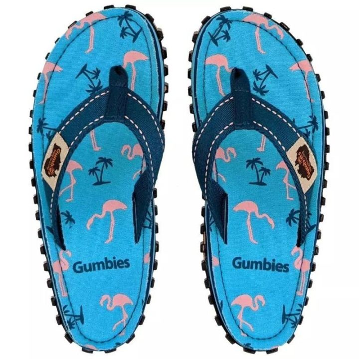 Moteriškos šlepetės per pirštą Gumbies Islander, įvairiaspalvės