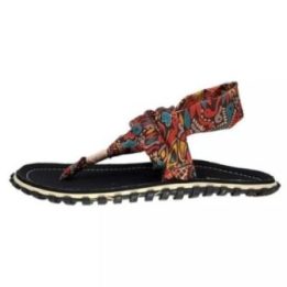 Moteriškos šlepetės per pirštą su susuktu dirželiu Gumbies Slingback