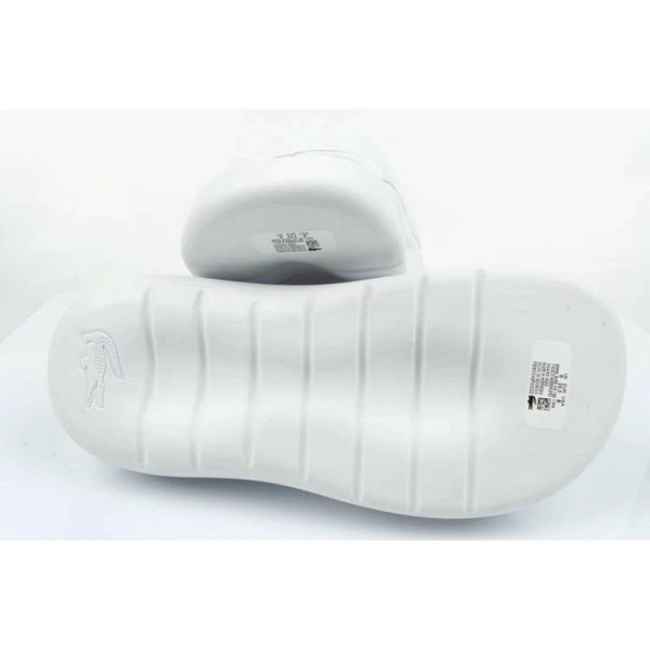Moteriškos šlepetės Lacoste Serve Slide, baltos