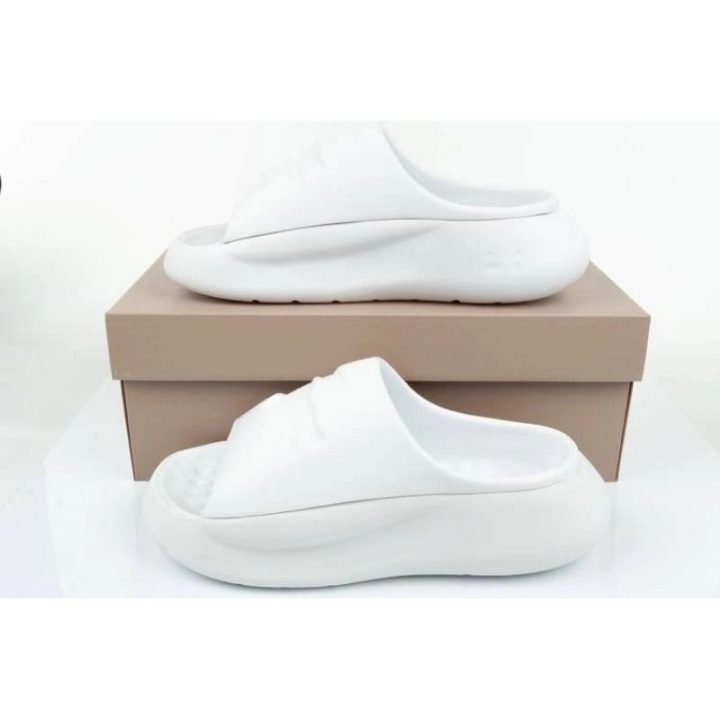 Moteriškos šlepetės Lacoste Serve Slide, baltos