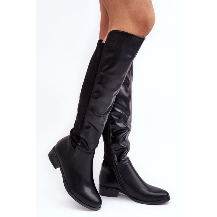 odiniai Ilgaauliai batai SBarski HY27098A Black