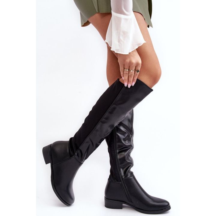 odiniai Ilgaauliai batai SBarski HY27098A Black