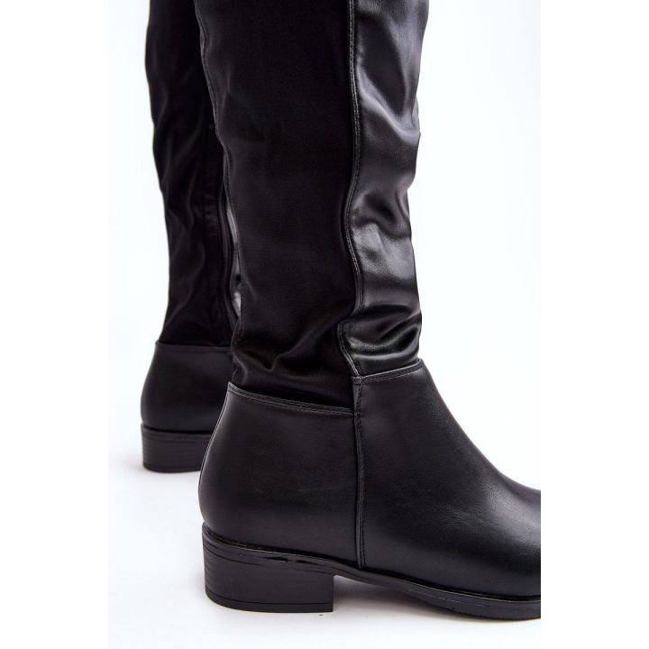 odiniai Ilgaauliai batai SBarski HY27098A Black