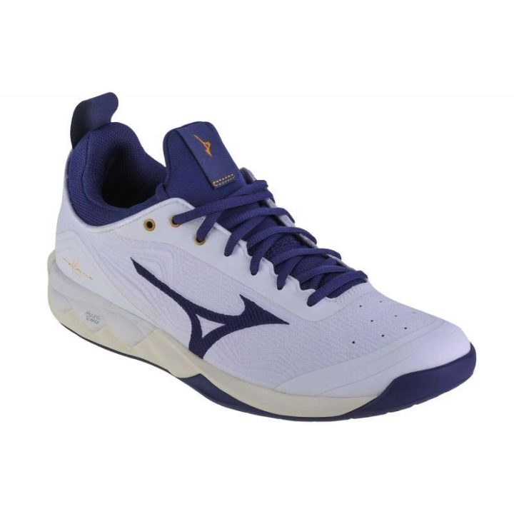 Vyriški žemo profilio tinklinio bateliai Mizuno Wave Luminous 2, balti